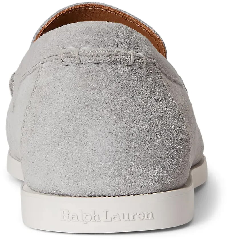 Ralph Lauren Flat Shoes Grey Lichtgrijs