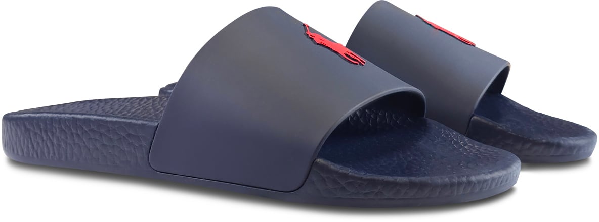 Ralph Lauren Polo Slippers Blauw Blauw