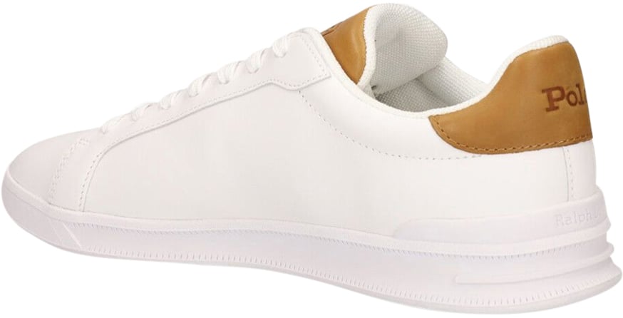 Ralph Lauren Sneakers Whitetan Wit