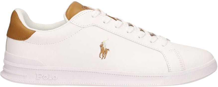 Ralph Lauren Sneakers Whitetan Wit