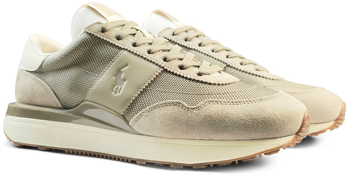 Ralph Lauren Polo   Sneaker Beige Beige