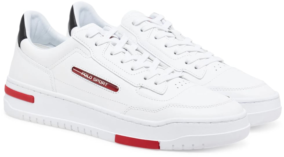 Ralph Lauren Ps 300 Logo Sneakers Wit