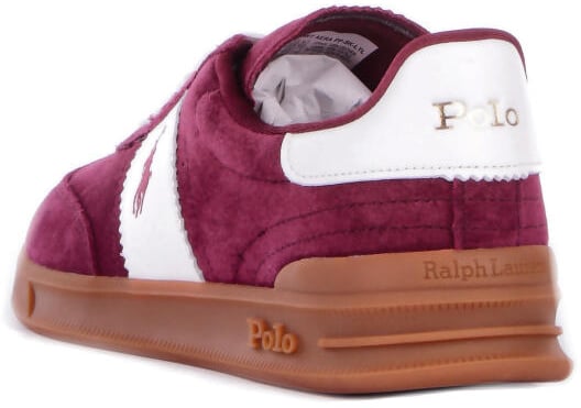 Ralph Lauren Sneakers Wine Rood