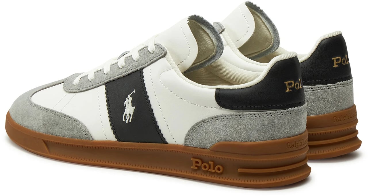 Ralph Lauren Sneakers Whiteblackgrey Divers