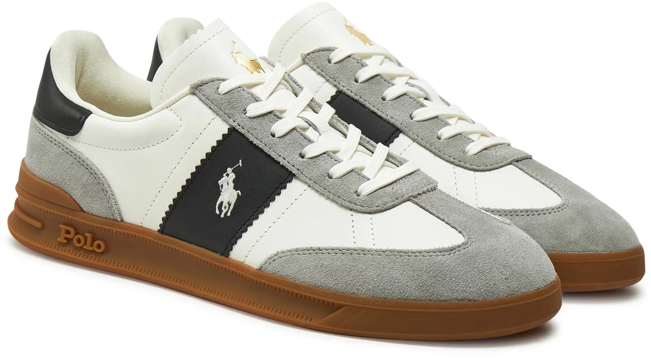Ralph Lauren Sneakers Whiteblackgrey Divers