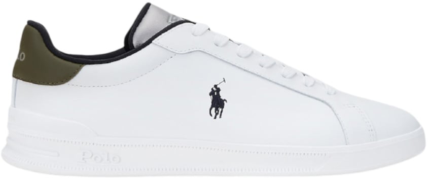 Ralph Lauren Sneakers Whiteolive Groen