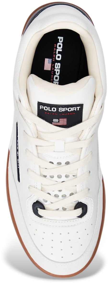 Ralph Lauren Ps 150 Logo Sneakers Wit