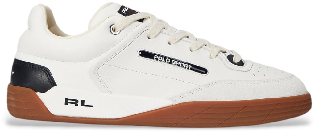 Ralph Lauren Ps 150 Logo Sneakers Wit