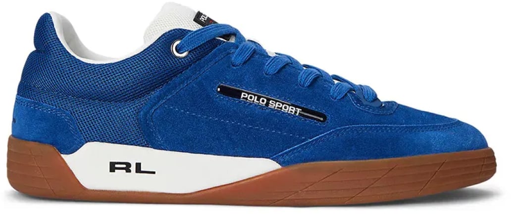 Ralph Lauren Ps 150 Logo Sneakers Blauw