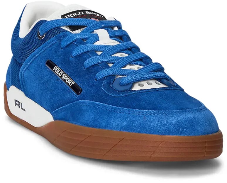 Ralph Lauren Ps 150 Logo Sneakers Blauw
