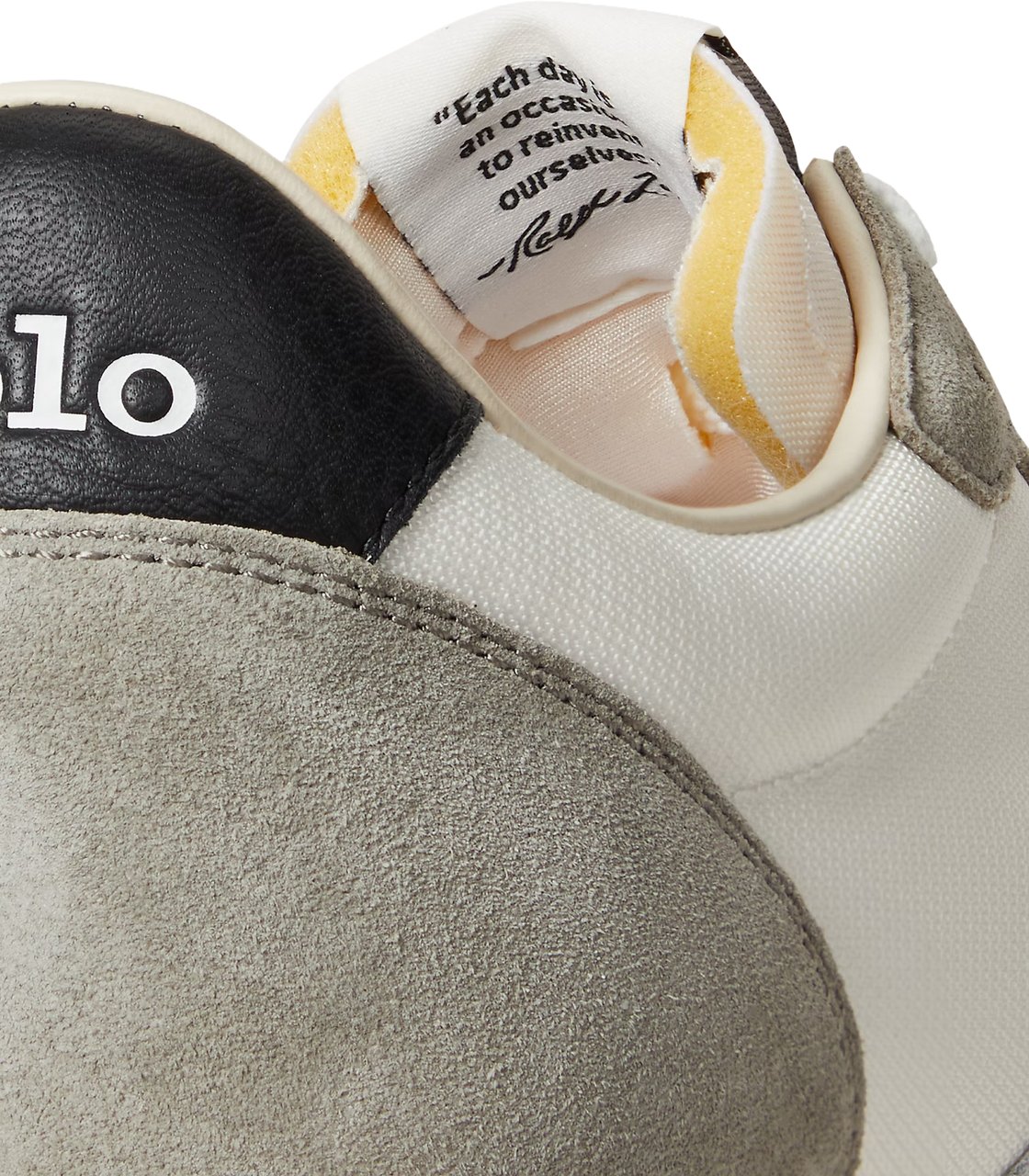 Ralph Lauren Sneakers Earth Grey/Black Grijs
