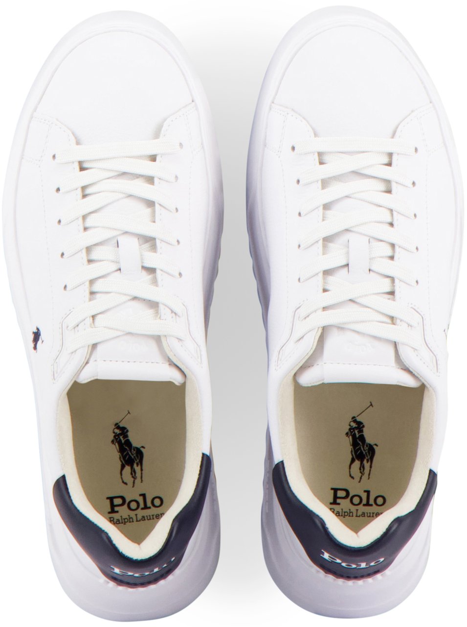 Ralph Lauren Polo   Sneaker Wit Wit