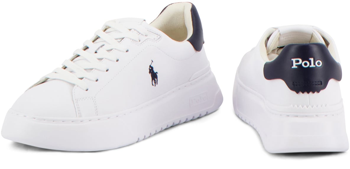 Ralph Lauren Polo   Sneaker Wit Wit