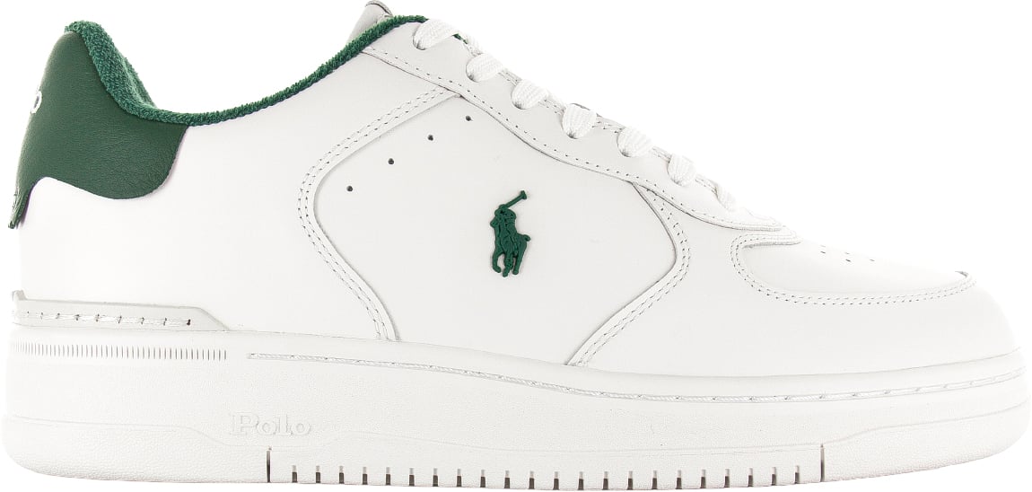 Ralph Lauren Masters crt sneakers low top green Wit