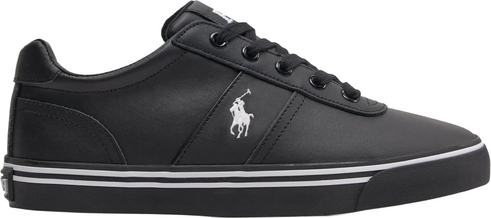 Ralph Lauren Hanford Logo Sneakers Zwart