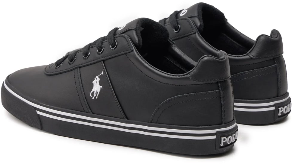 Ralph Lauren Hanford Logo Sneakers Zwart