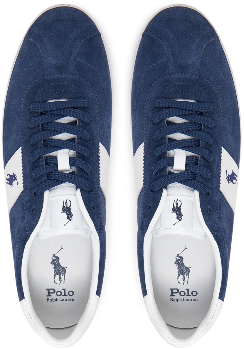 Ralph Lauren Court Vulc Logo Skate Sneakers Blauw