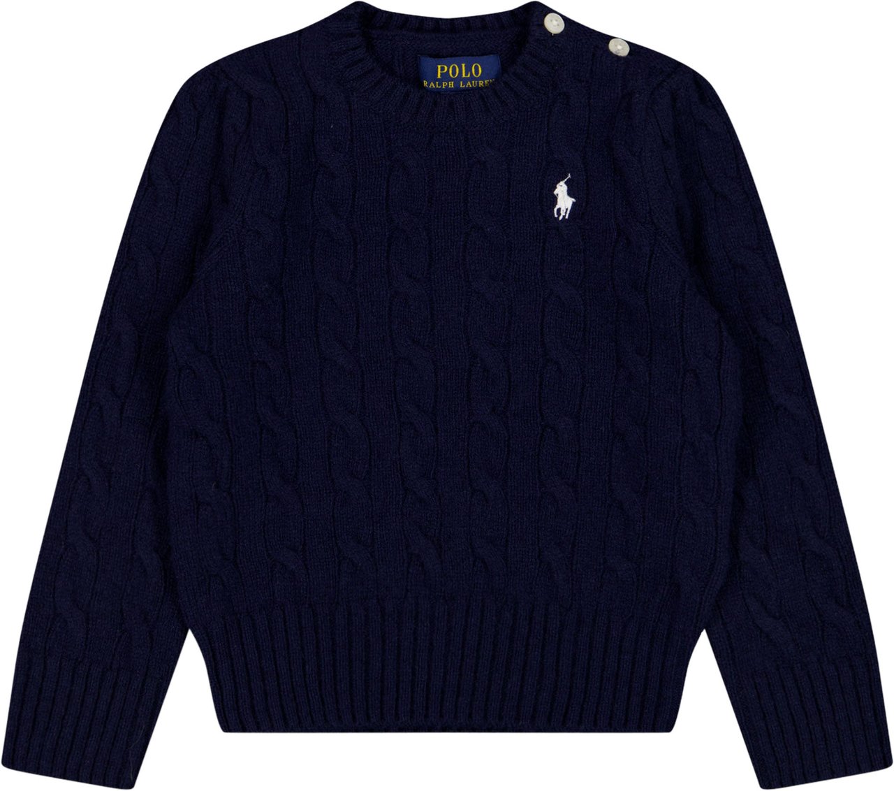 Ralph Lauren Kinder Meisjes Trui In Navy Blauw