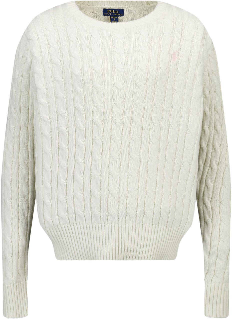 Ralph Lauren Ralph Lauren Kinder Meisjes Trui In Off White Wit