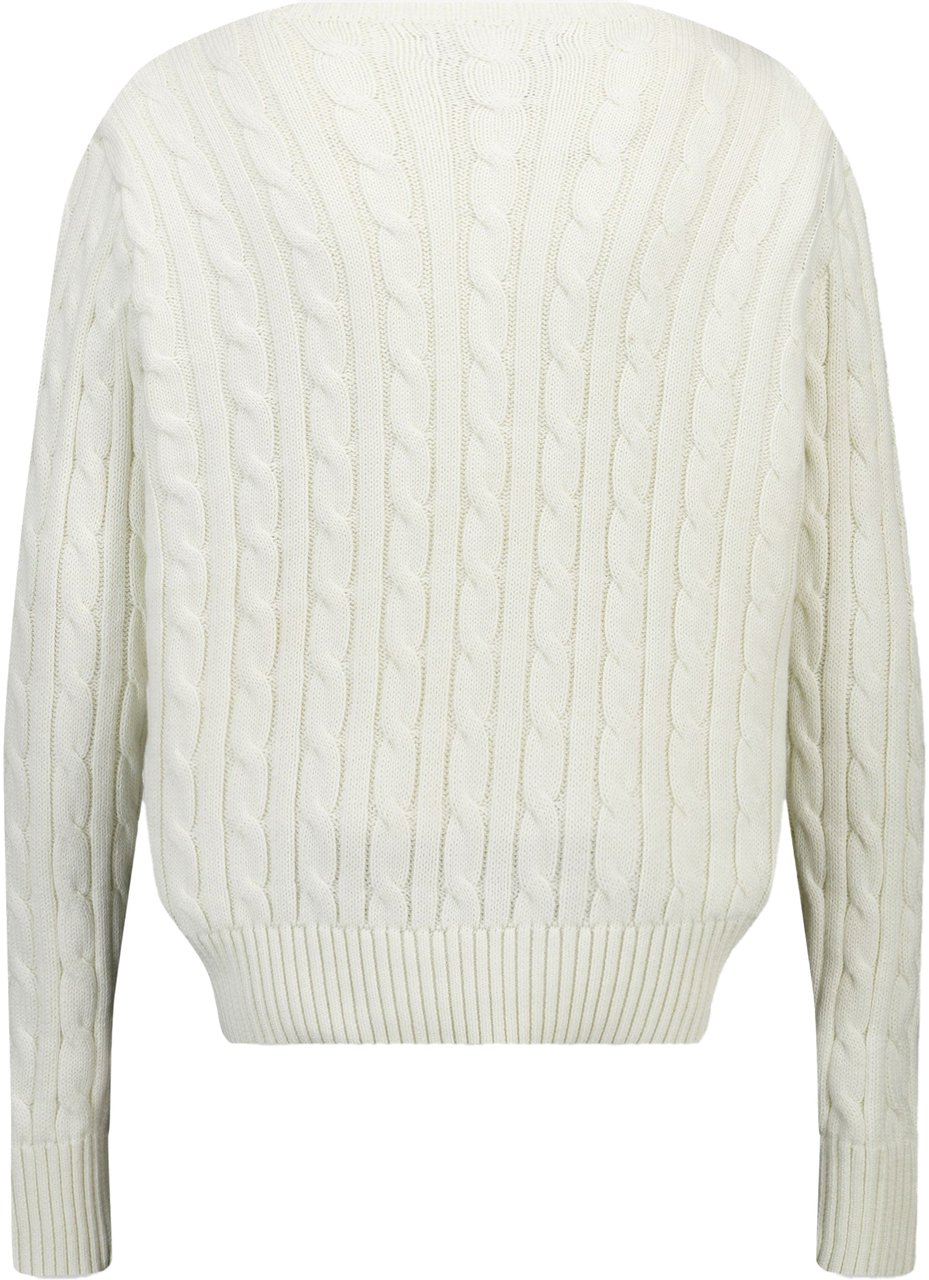 Ralph Lauren Ralph Lauren Kinder Meisjes Trui In Off White Wit