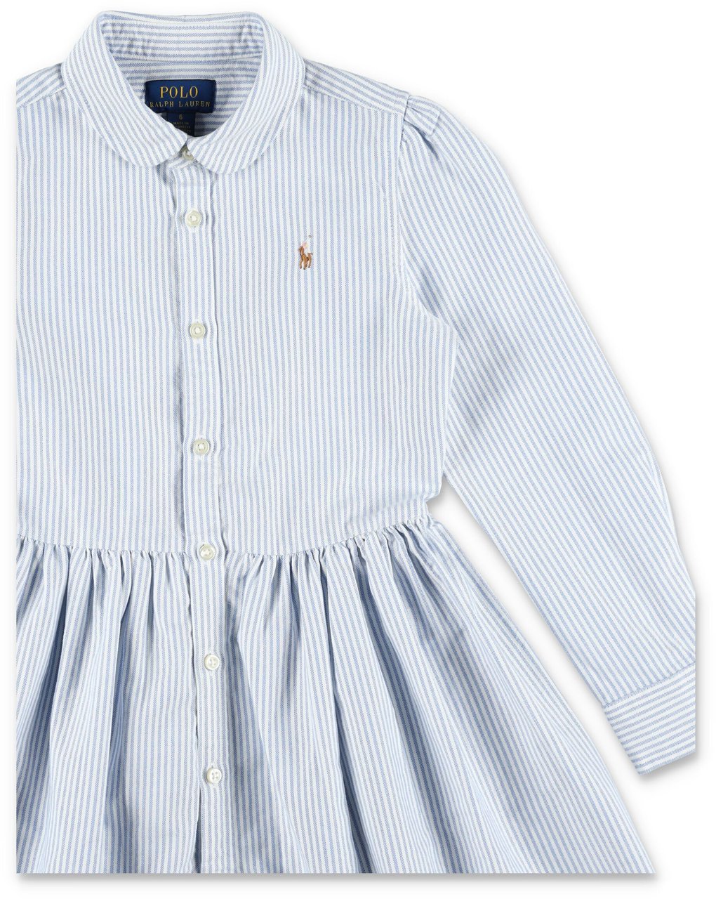 Ralph Lauren Shirt Dress Blu Lichtblauw