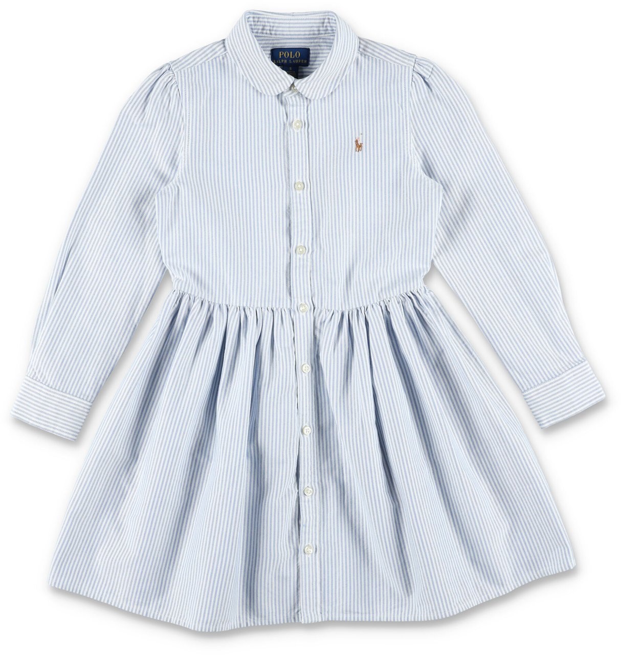 Ralph Lauren Shirt Dress Blu Lichtblauw