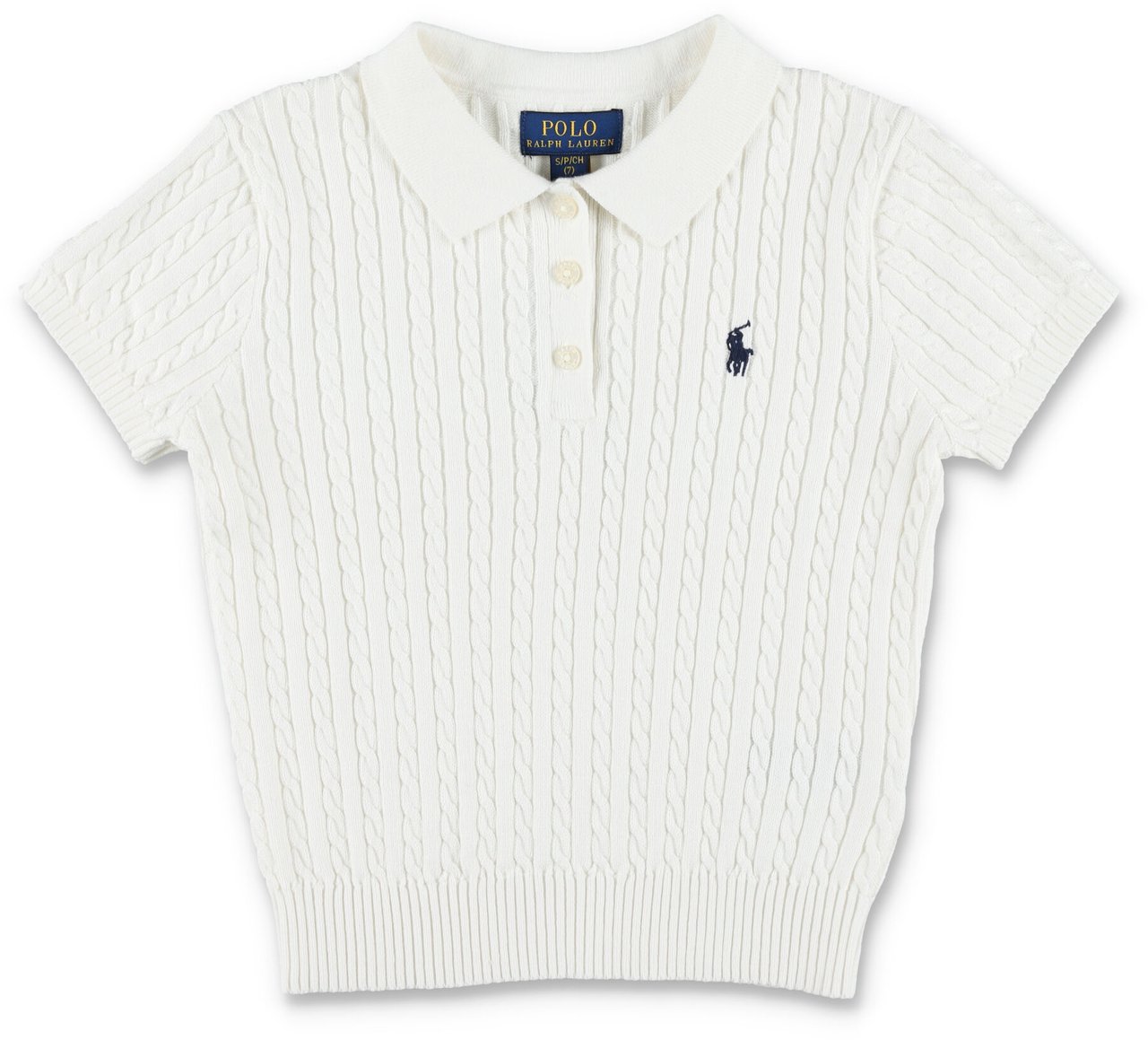 Ralph Lauren Knit S/L Paper White Wit