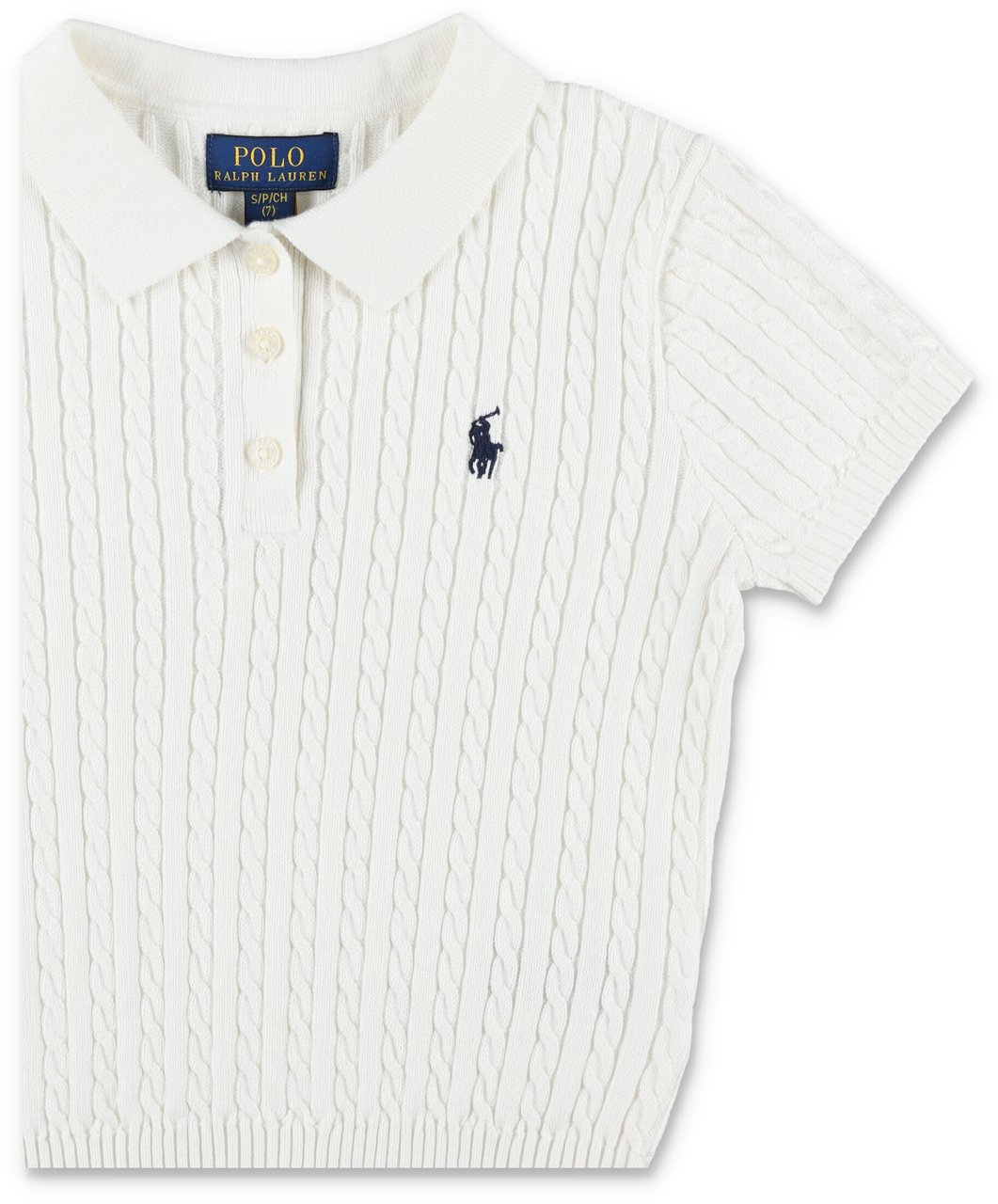 Ralph Lauren Knit S/L Paper White Wit