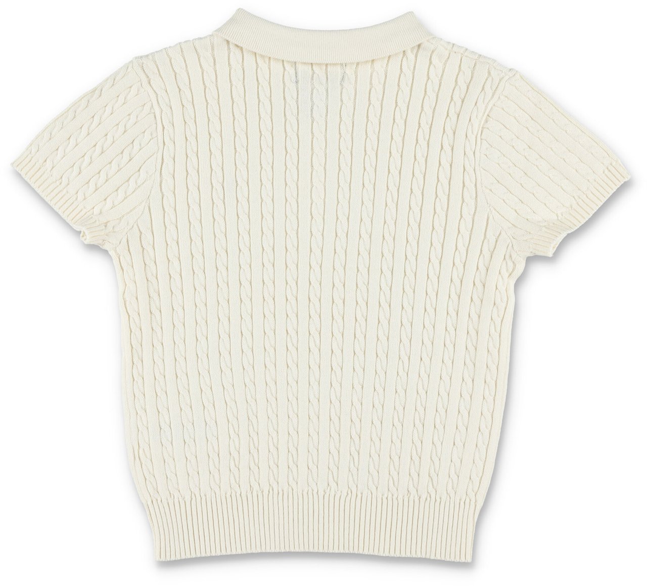 Ralph Lauren Polo Knit S/S Trecce Bianco Wit