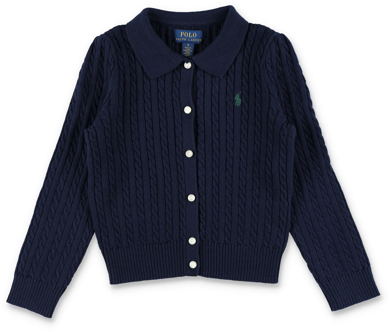 Ralph Lauren Set Knit+Skirt Blu Blauw