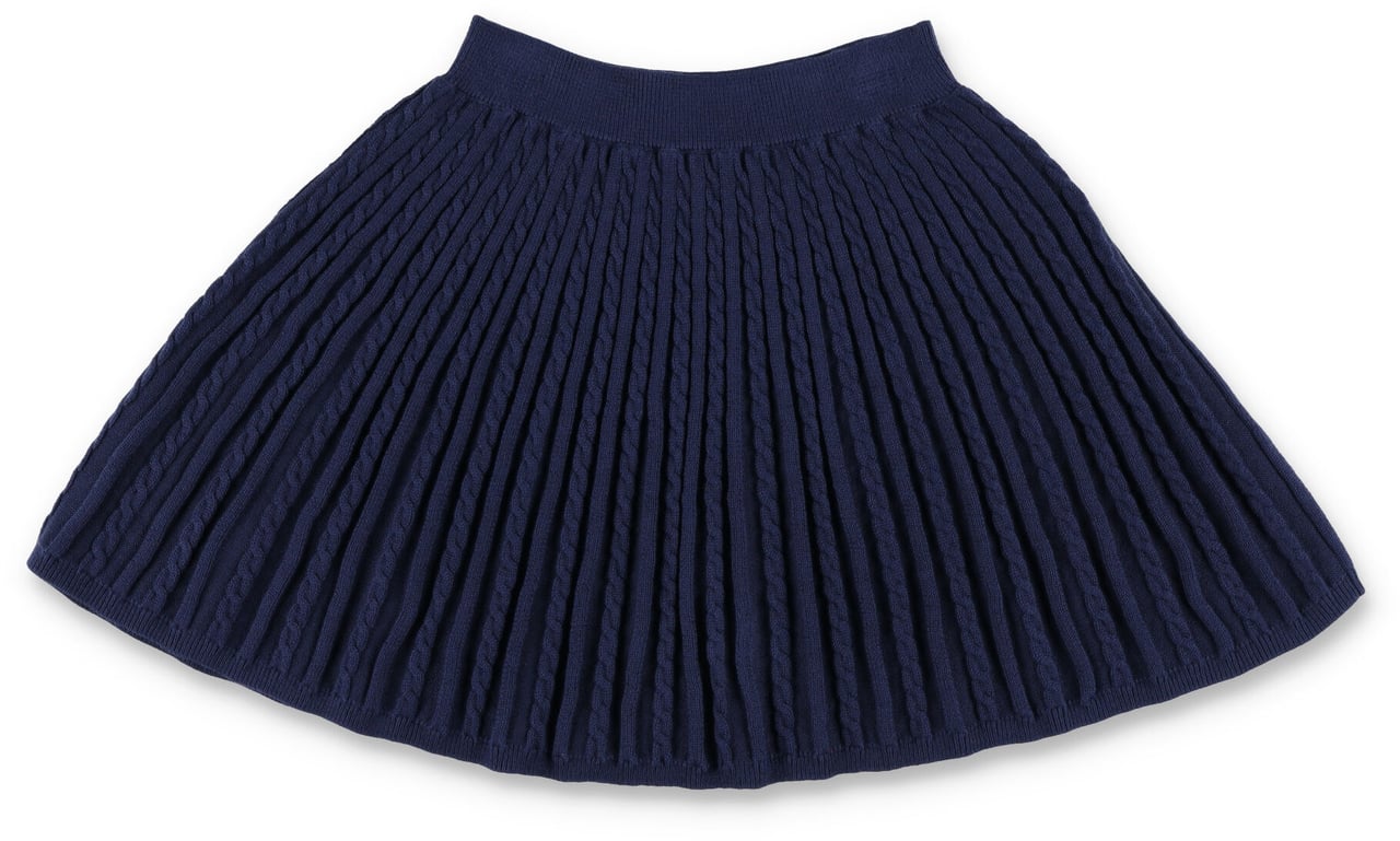 Ralph Lauren Set Skirt+Knit Blu Navy