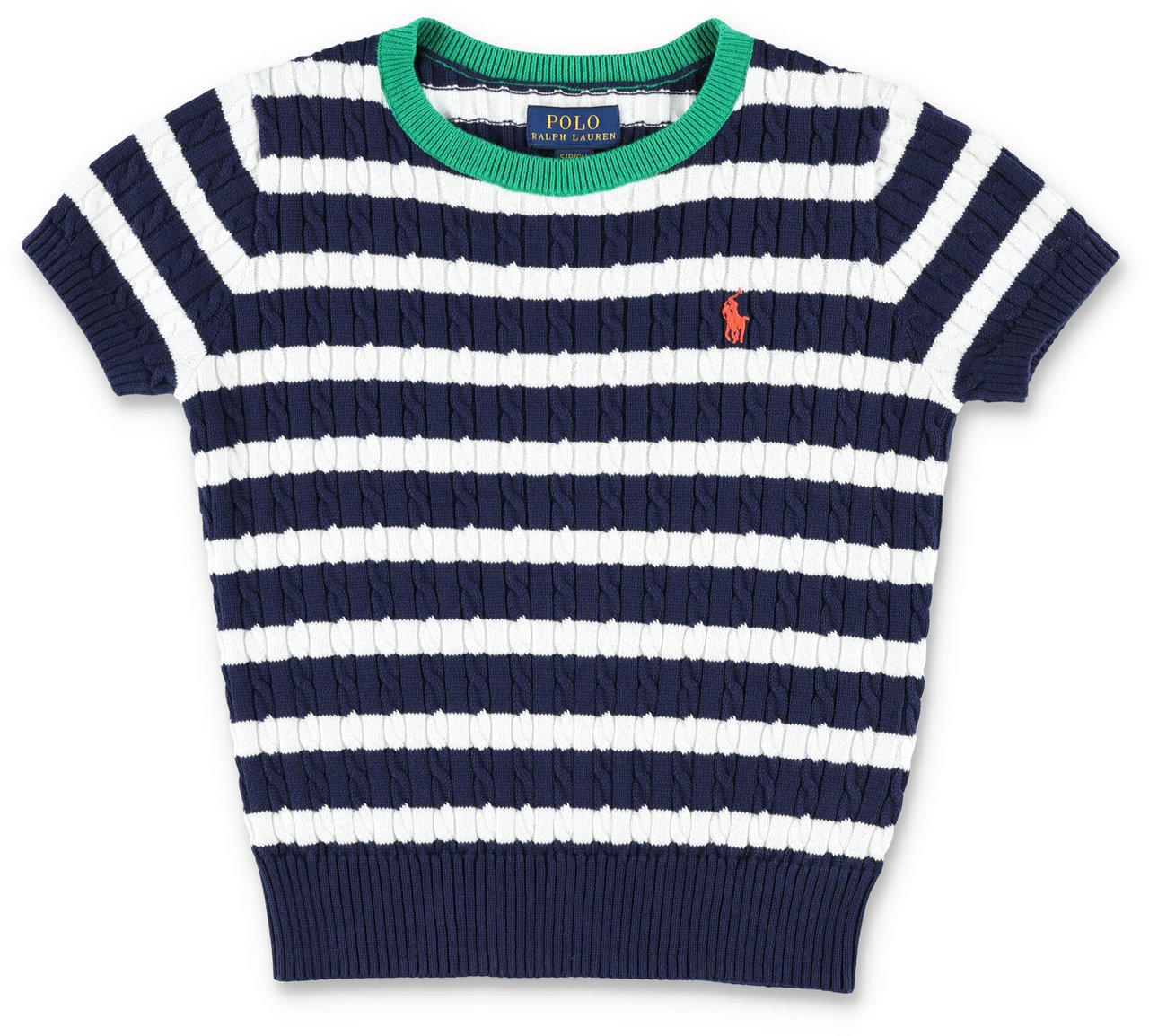 Ralph Lauren Set Skirt+Knit Blu Blauw