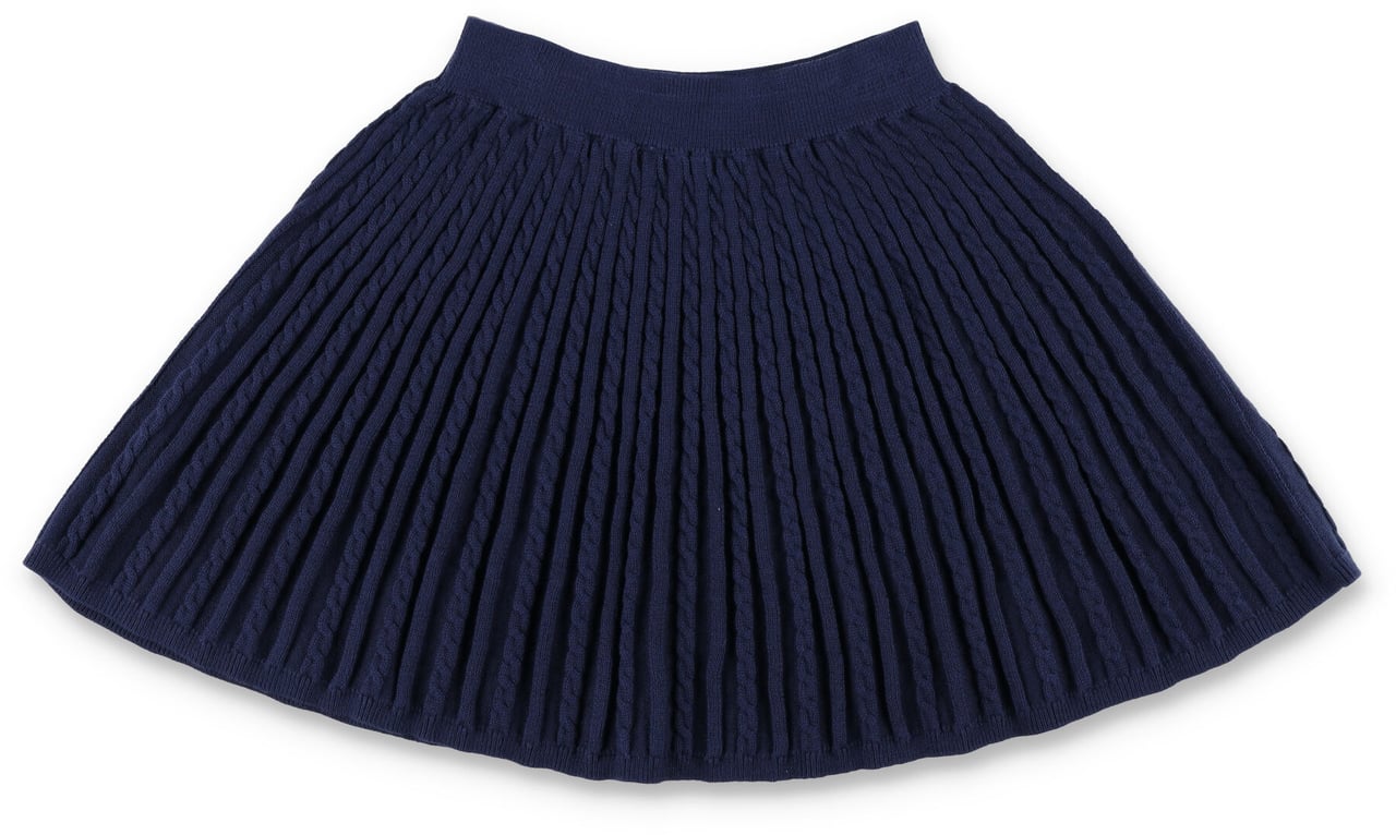Ralph Lauren Set Skirt+Knit Blu Navy
