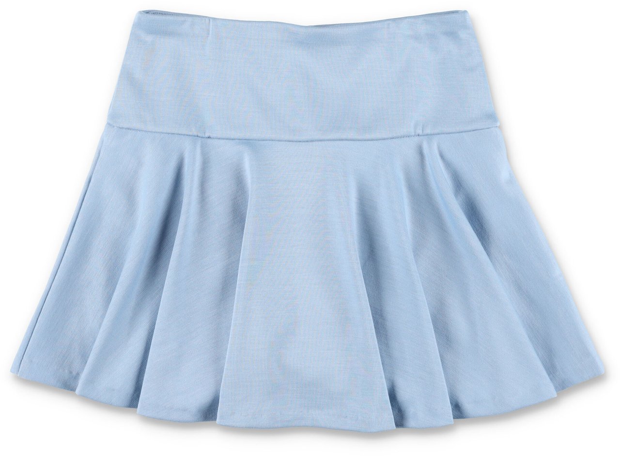 Ralph Lauren Set Mini Skirt+Tee Blu Lichtblauw