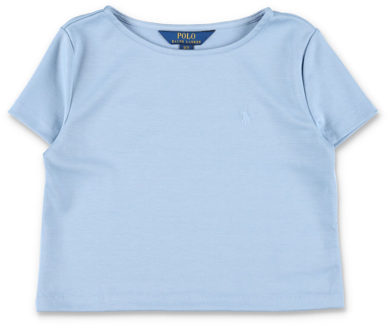 Ralph Lauren Set Mini Skirt+Tee Blu Blauw