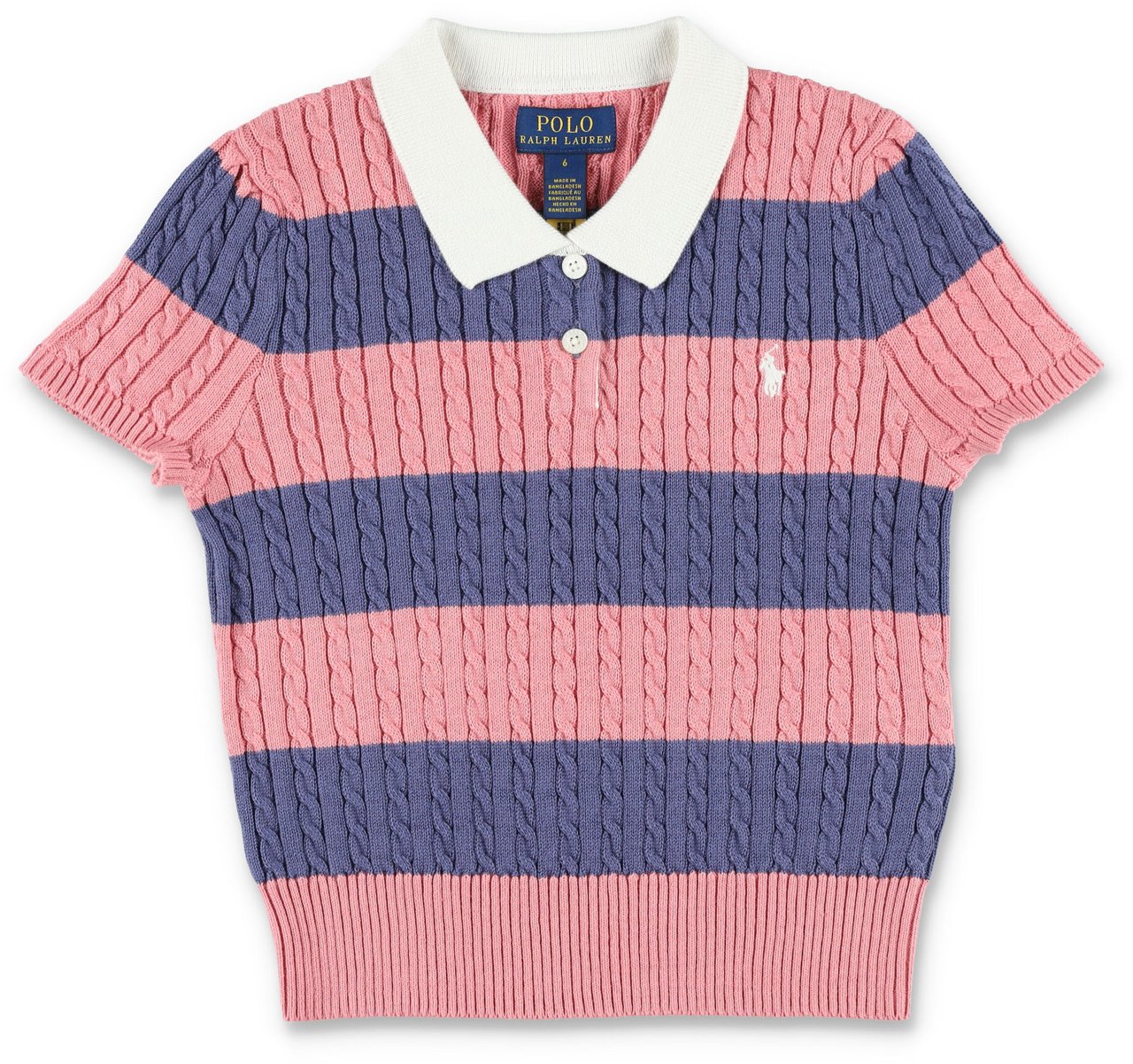Ralph Lauren Polo Dress Stripes Blue Blauw