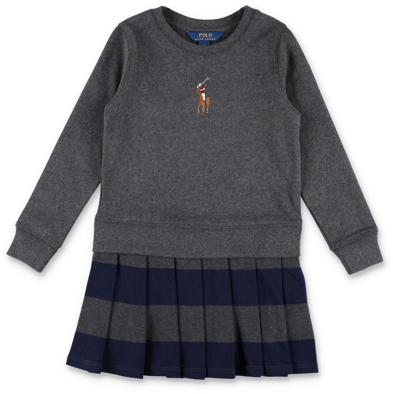 Ralph Lauren Dress Horse Blu Blauw