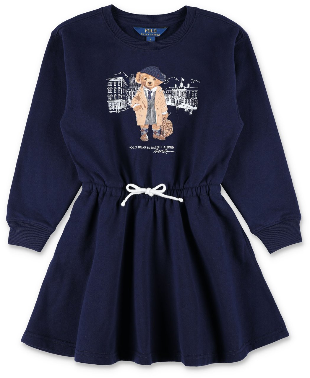 Ralph Lauren Dress Bear Blu Blauw