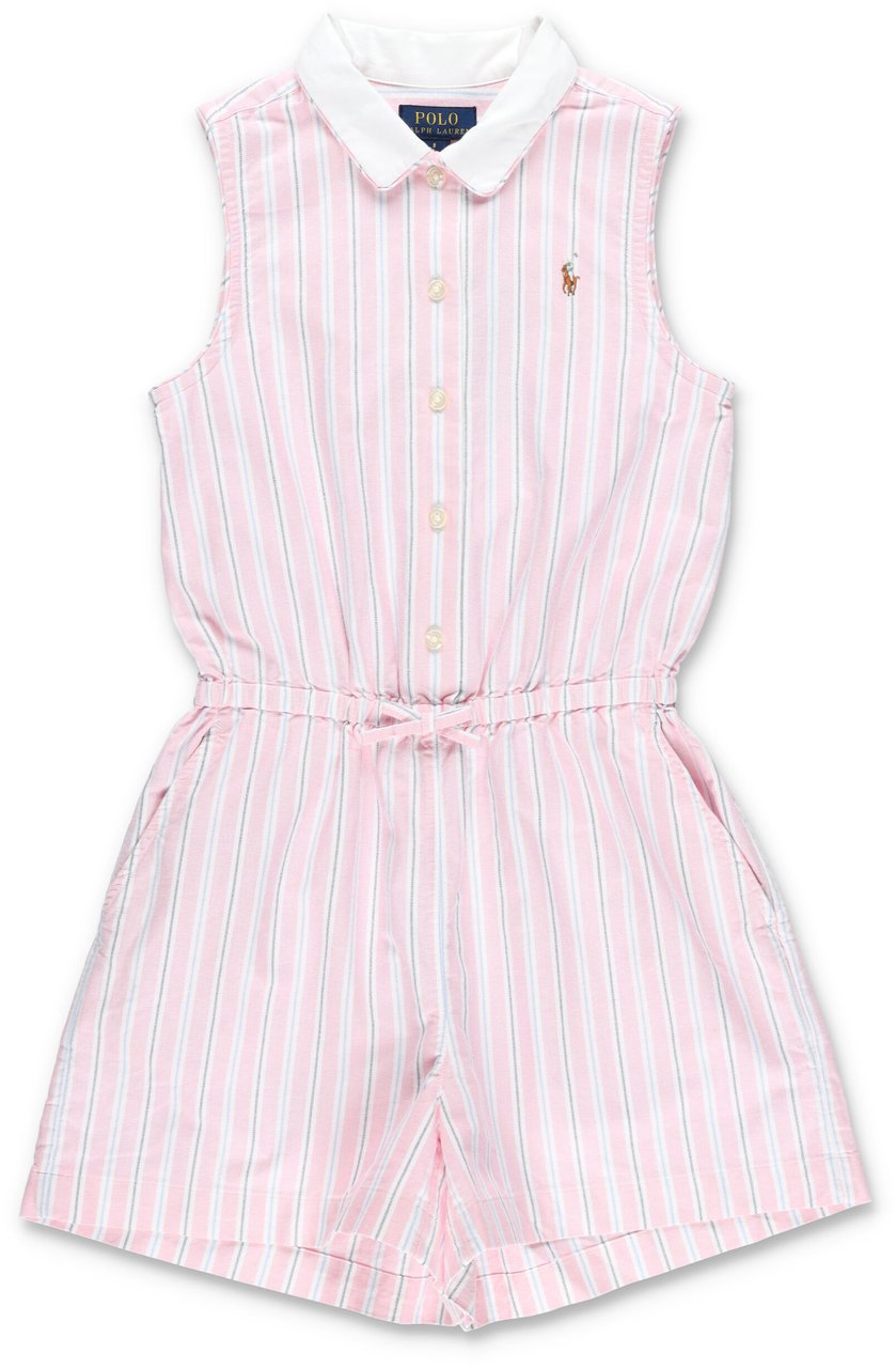Ralph Lauren Shirt Jumsuit No Sleeves Rosa Roze