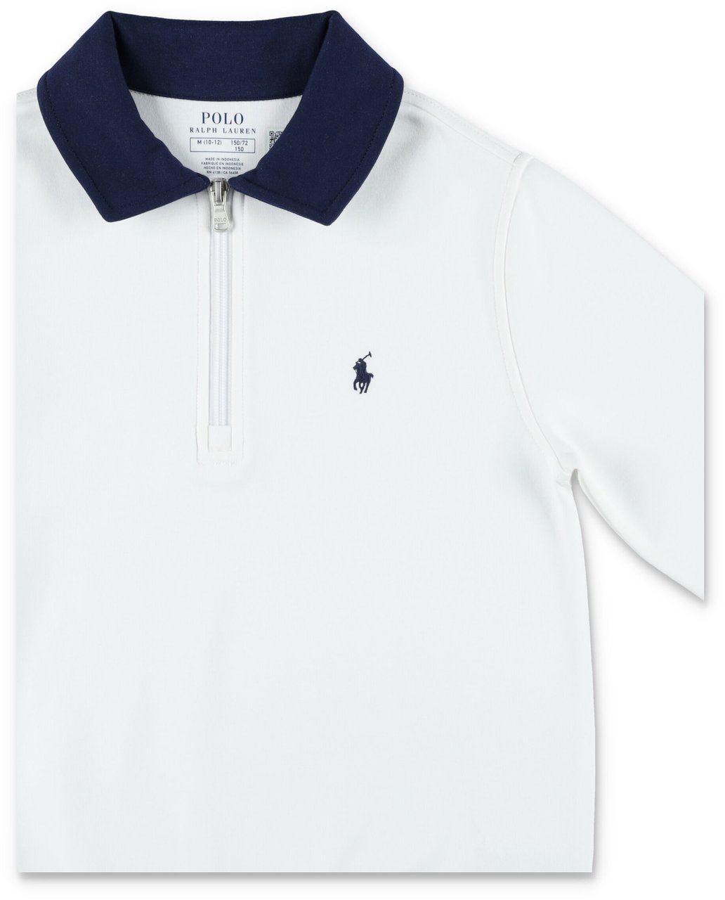 Ralph Lauren Polo Half Zip Fleece Bianco Wit