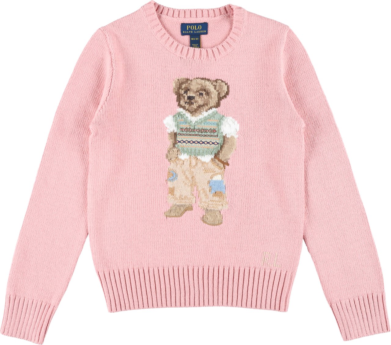 Ralph Lauren Knit Bear Rosa Roze