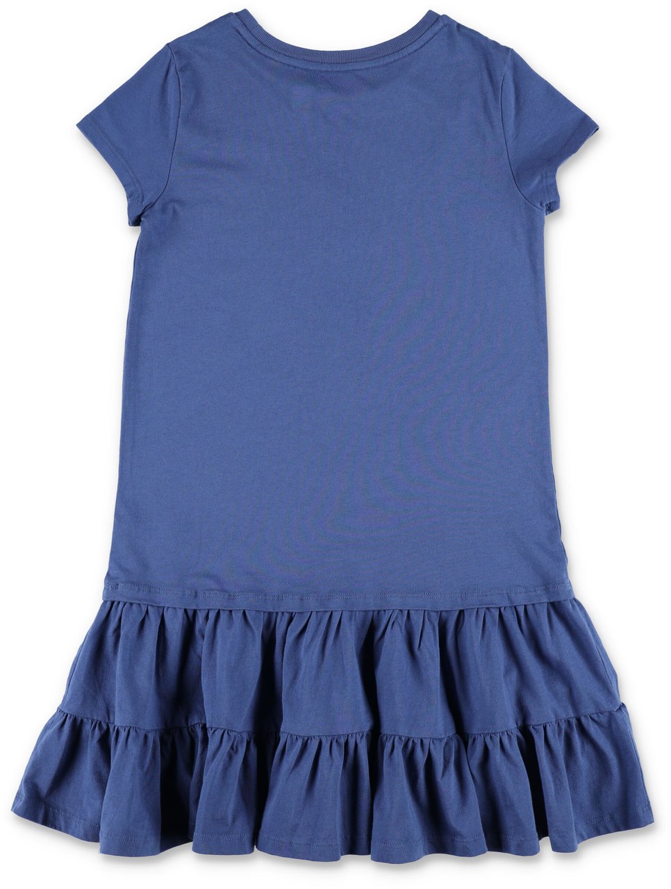 Ralph Lauren Cotton Dress Bear Blu Blauw