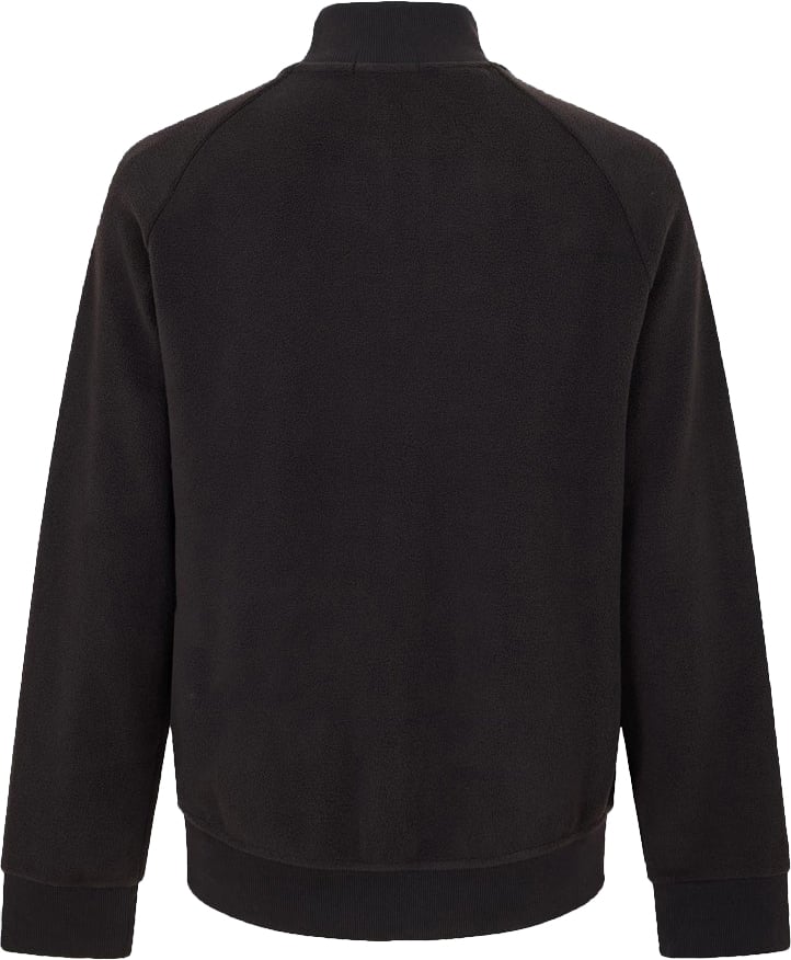 Ralph Lauren Felpa Pile Zip Mock Nera Zwart