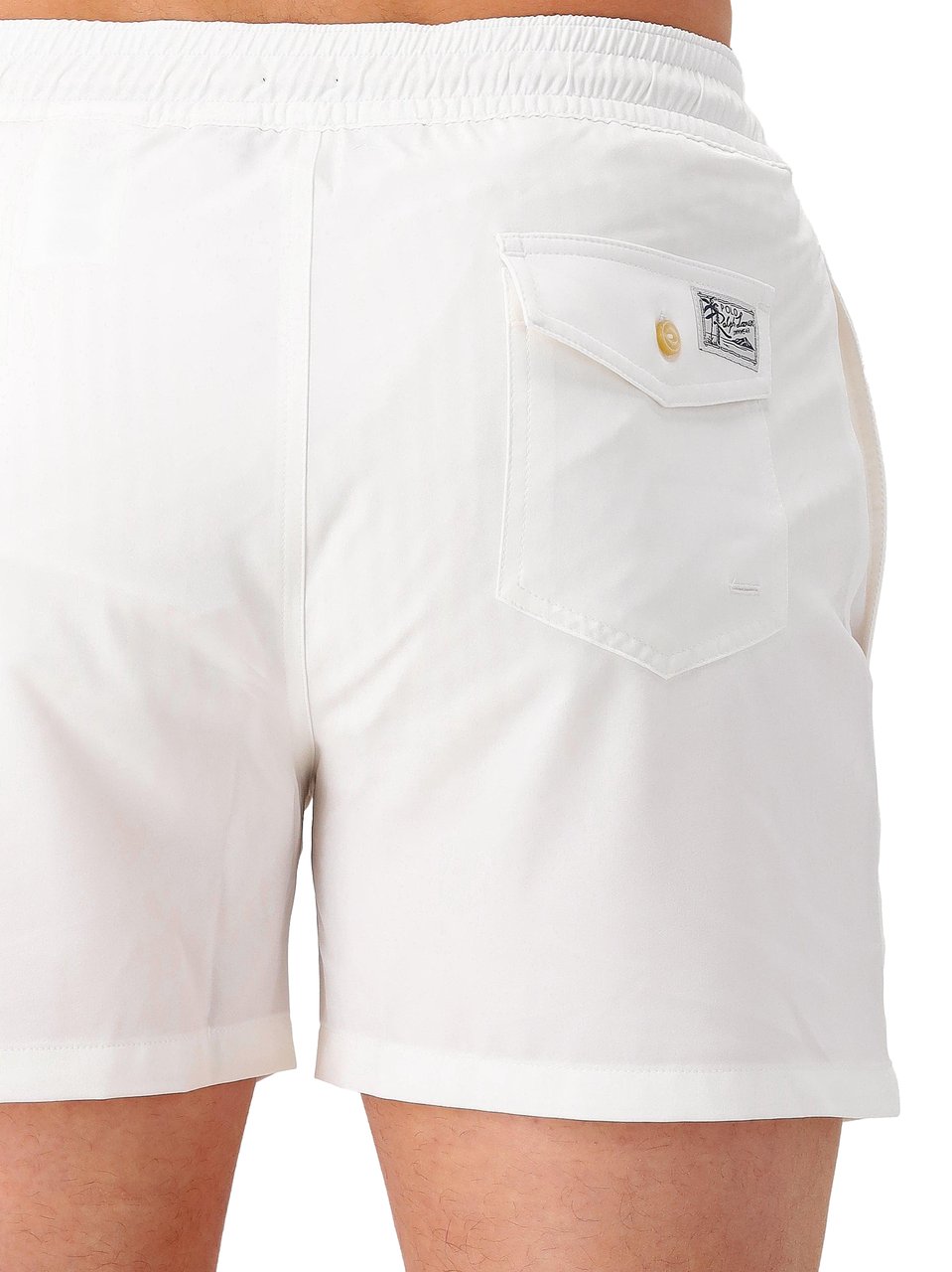 Ralph Lauren Polo Ralph Lauren Zwembroek Wit Traveler Slim Fit Wit