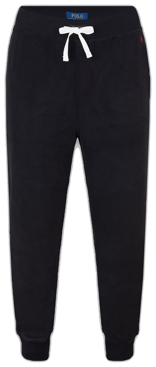 Ralph Lauren Pantalone Jogger Pile Sleep Nero Zwart