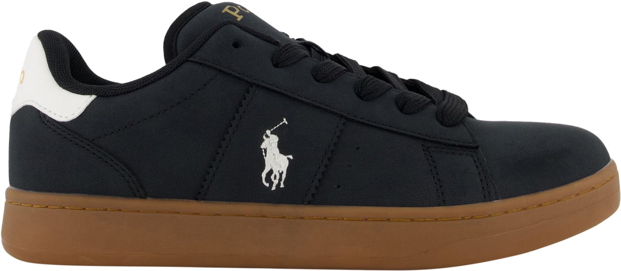 Ralph Lauren Ralph Lauren Knollan Jongens Sneakers In Zwart Zwart