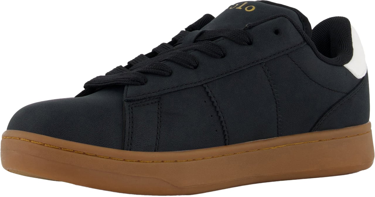 Ralph Lauren Ralph Lauren Knollan Jongens Sneakers In Zwart Zwart
