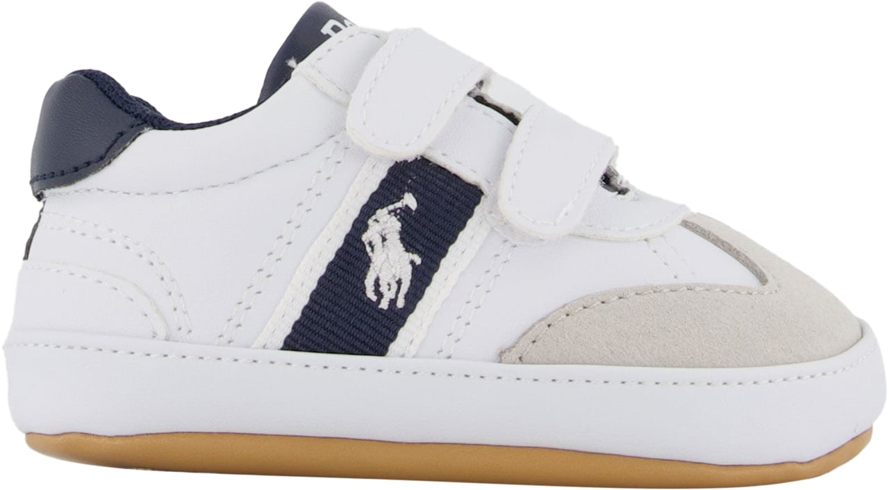 Ralph Lauren Ralph Lauren Heritage Court Iii Baby Jongens Sneakers In Wit Wit