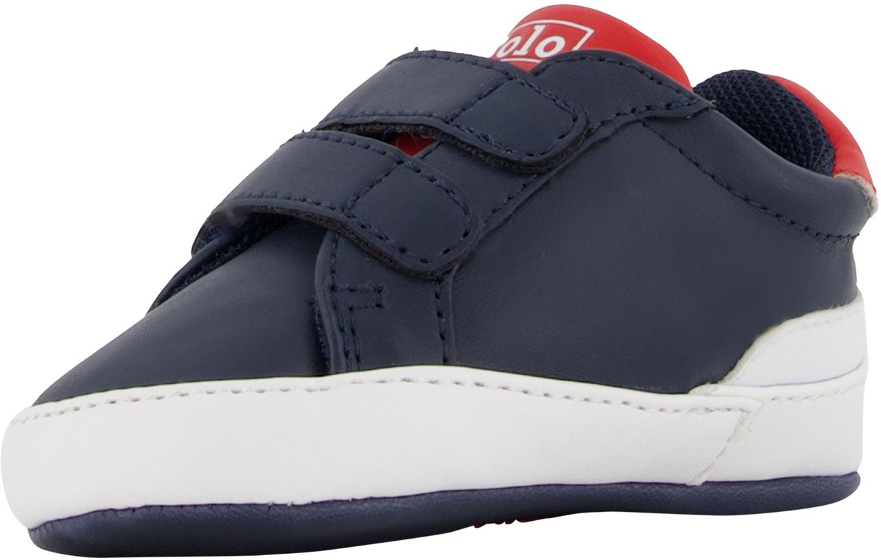 Ralph Lauren Ralph Lauren Heritage Court Ii Baby Jongens Sneakers In Navy Blauw