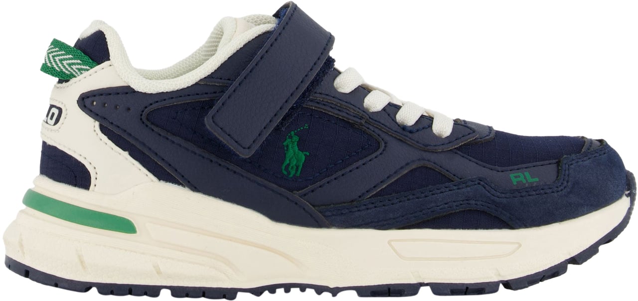 Ralph Lauren Ralph Lauren Trackster 275 Jongens Sneakers In Navy Blauw